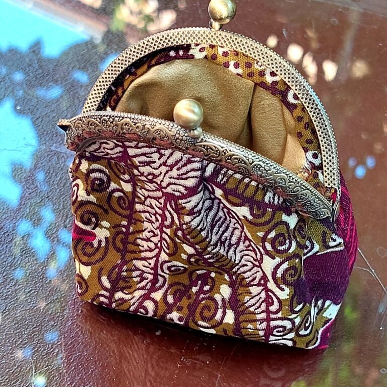 Porte monnaie vintage wax diy